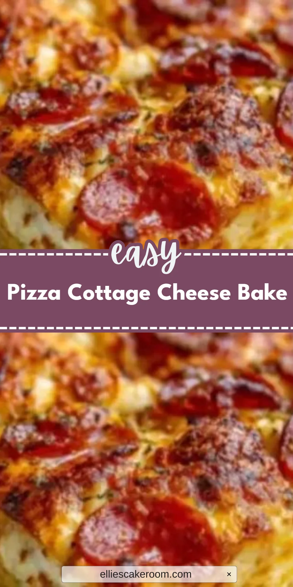 Pizza Cottage Cheese Bake