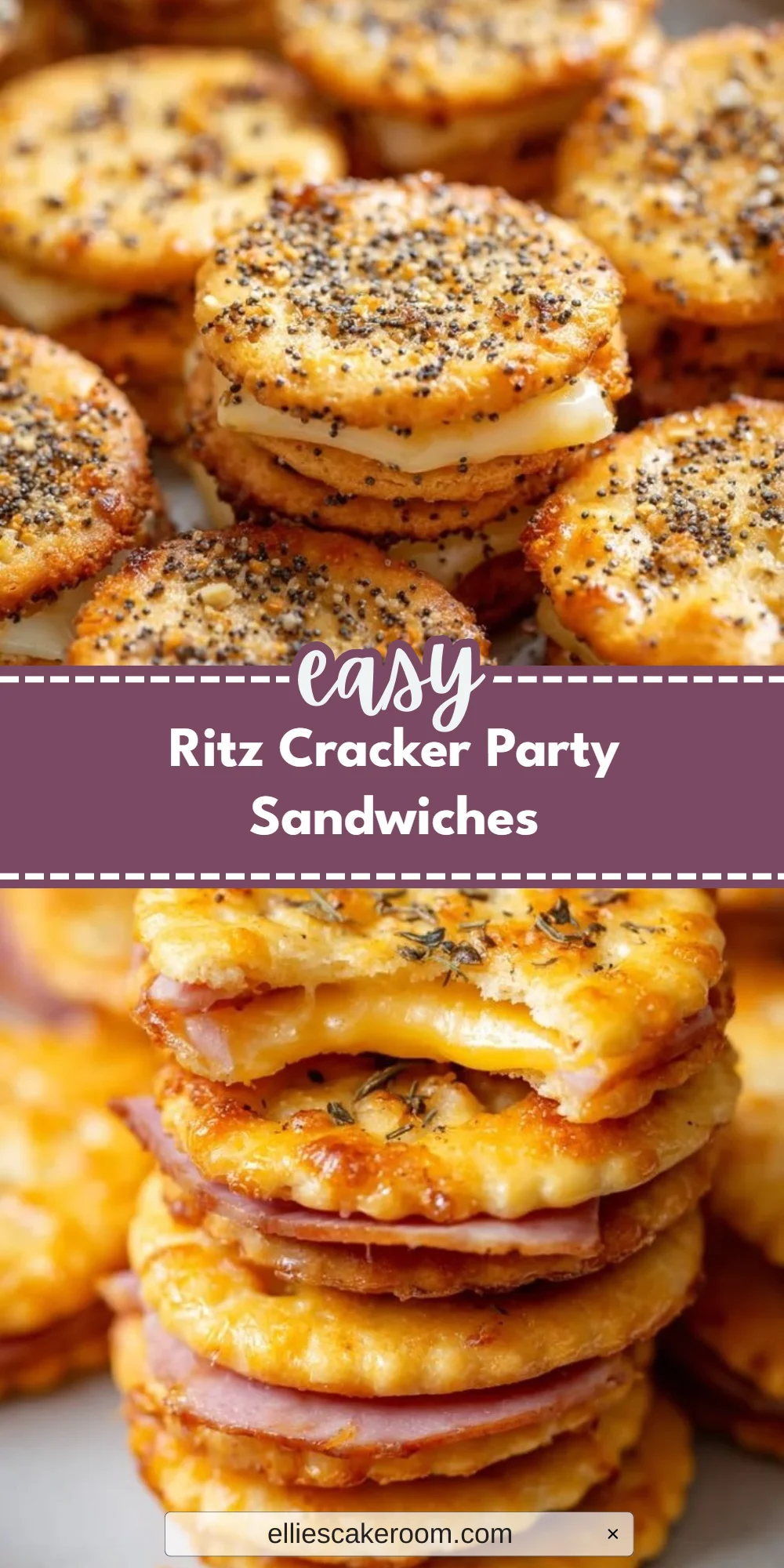 Ritz Cracker Party Sandwiches