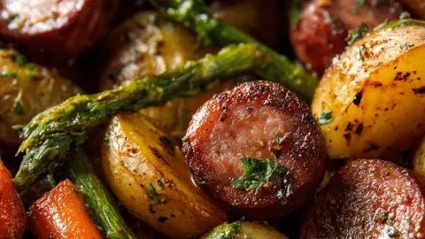 Sausage Sheet Pan Dinner