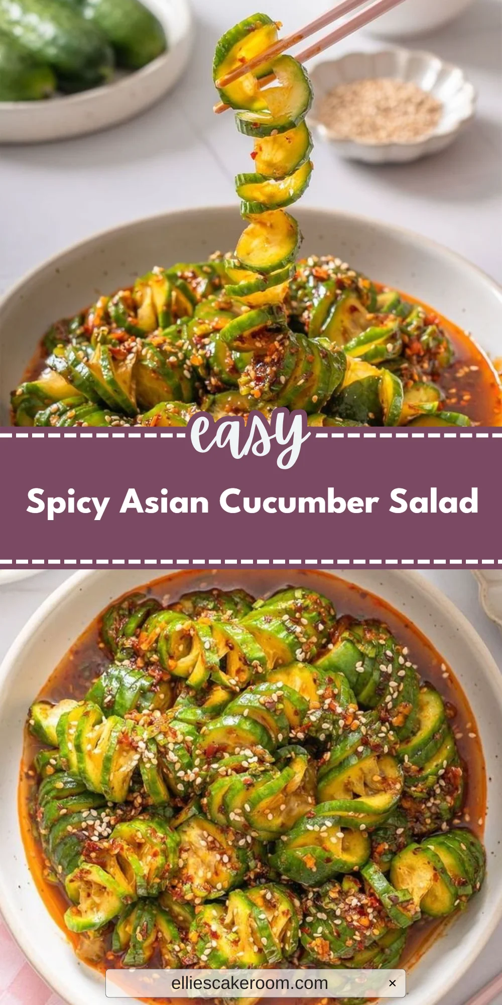Spicy Asian Cucumber Salad