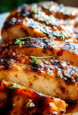 Delicious marinated chicken ready for grilling.